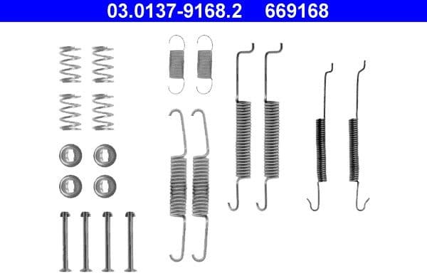 Accessory Kit, brake shoes 03.0137-9168.2 - image 2