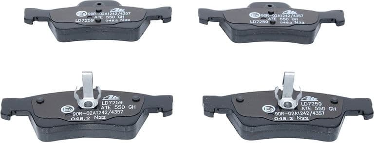 Brake Pad Set, disc brake ATE Ceramic 13.0470-7259.2 - image 3