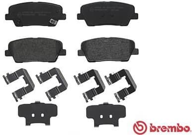 Brake pads rear, Top Quality P30063 - image 4