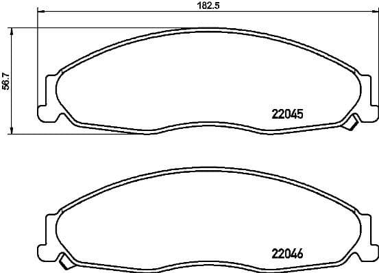 Brake Pad Set, disc brake PRIME LINE P 09 011
