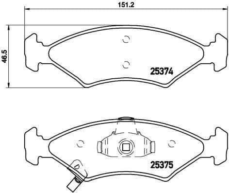 Brake Pad Set, disc brake PRIME LINE P30062 - image 3