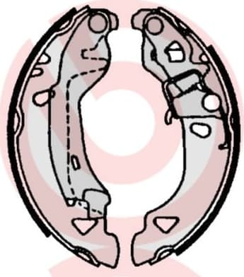 Brake Shoe Set ESSENTIAL LINE S23513 - image 3