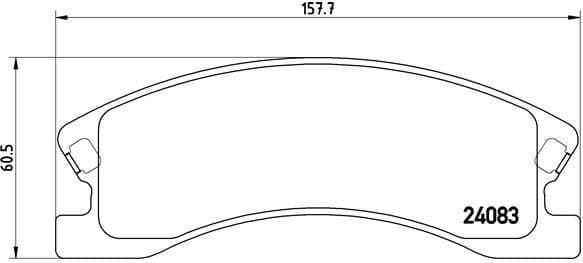 Brake Pad Set, disc brake PRIME LINE P37008 - image 3
