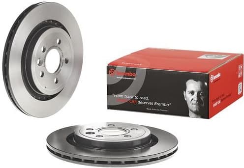 Brake discs kit rear, (2pcs), Top Quality 09.9587.11 - image 4