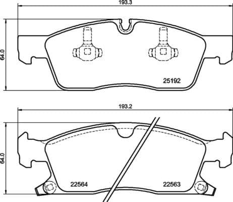 Brake Pad Set, disc brake PRIME LINE P37027 - image 3