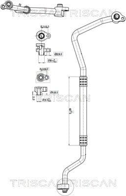 High/Low-pressure Line, air conditioning 9010 16031