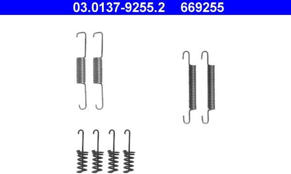 Accessory Kit, parking brake shoes 03.0137-9255.2 - image 2
