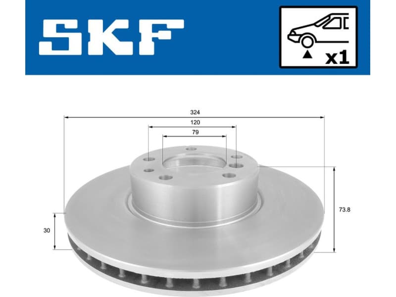 Brake Disc VKBD 80697 V1 - image 2