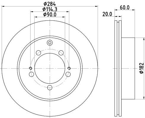 Brake Disc 8DD 355 111-491 - image 4