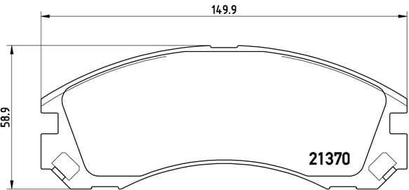 Brake Pad Set, disc brake PRIME LINE P61089 - image 3