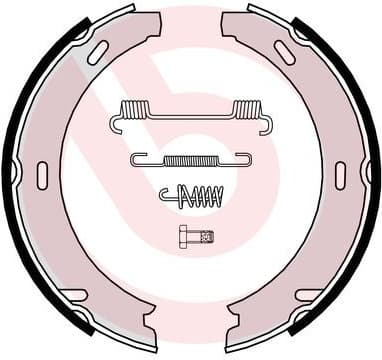 Brake Shoe Set, parking brake ESSENTIAL LINE S50507 - image 3