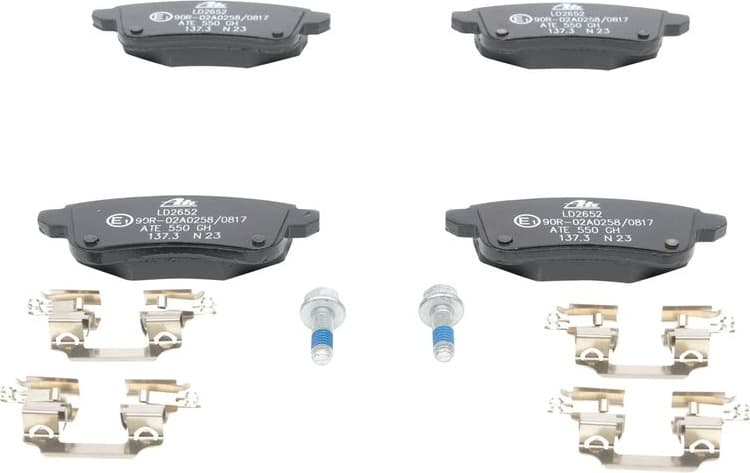 Brake Pad Set, disc brake ATE Ceramic 13.0470-2652.2 - image 2