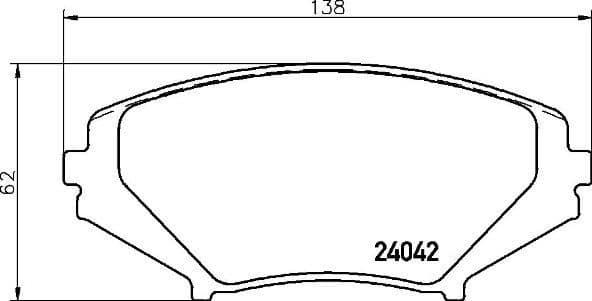 Brake Pad Set, disc brake PRIME LINE P49034 - image 3