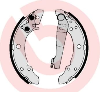Brake shoes, Top Quality S85507 - image 3