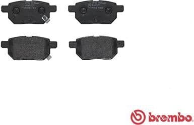 Brake pads rear, Top Quality P83133 - image 4