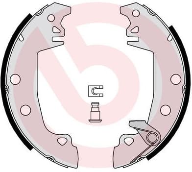 Brake Shoe Set ESSENTIAL LINE S61537 - image 3