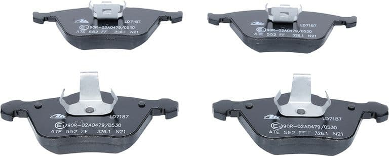 Brake Pad Set, disc brake ATE Ceramic 13.0470-7187.2 - image 3