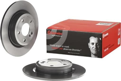 Brake discs kit rear, (2pcs), Top Quality 08.B348.41 - image 4