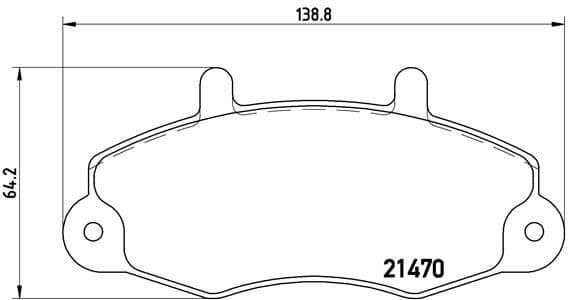 Brake Pad Set, disc brake PRIME LINE P24032 - image 3