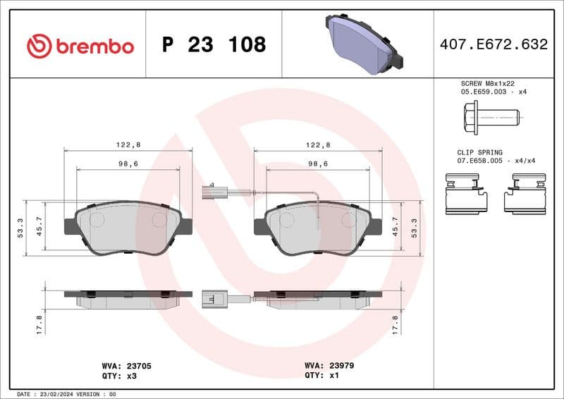 Brake Pad Set, disc brake PRIME LINE P23108 - image 3