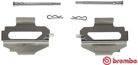 Accessory Kit, disc brake pad PRIME LINE A 02 253