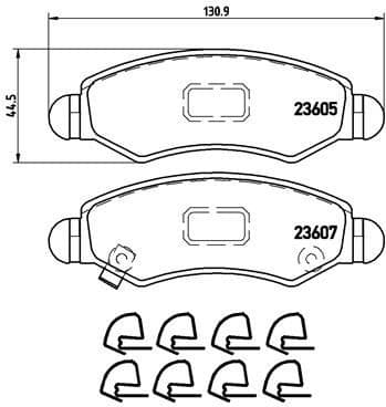 Brake Pad Set, disc brake PRIME LINE P79015 - image 3