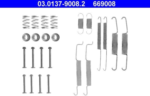 Accessory Kit, brake shoes 03.0137-9008.2 - image 2