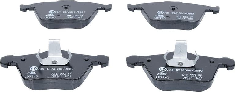 Brake Pad Set, disc brake ATE Ceramic 13.0470-7243.2 - image 3