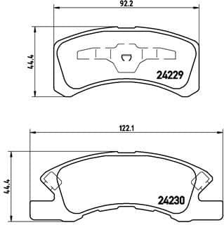 Brake Pad Set, disc brake PRIME LINE P16011 - image 3