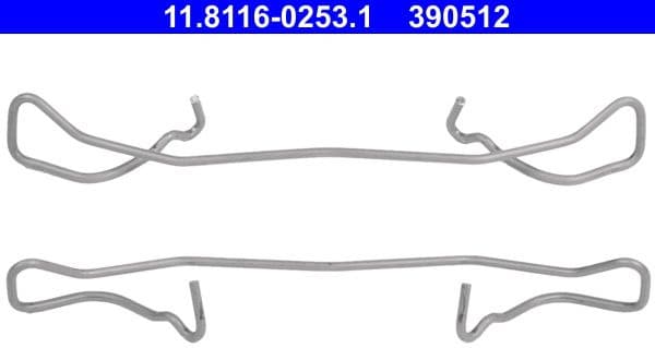 Spring, brake caliper 11811602531 - image 3