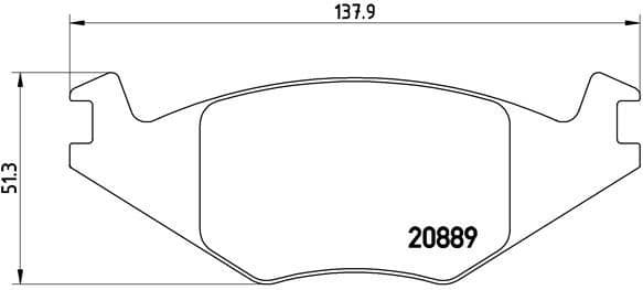 Brake Pad Set, disc brake PRIME LINE P85019 - image 3