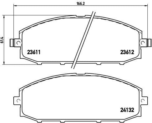 Brake Pad Set, disc brake PRIME LINE P56041 - image 3