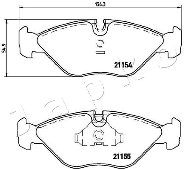 Brake Pad Set, disc brake 500414 - image 2