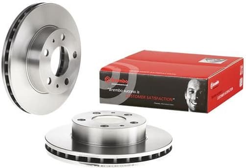 Brake disc, 1pcs FRONT, Top Quality 09.A458.10 - image 3