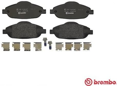 Brake pads front, Top Quality P61101 - image 4