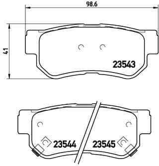 Brake Pad Set, disc brake PRIME LINE P30014 - image 3