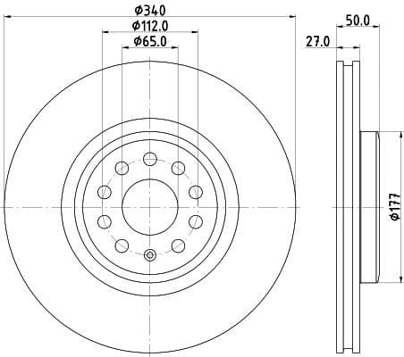 Brake Disc 8DD 355 134-751 - image 4