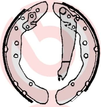Brake Shoe Set ESSENTIAL LINE S85514 - image 3