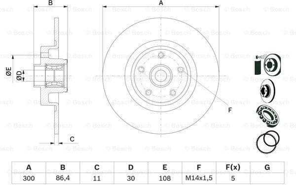 Brake Disc 0986479276 - image 5