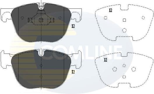 Brake pads front CBP06003