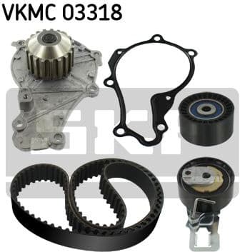 Timing belt kit with water pump VKMC 03318 - image 4