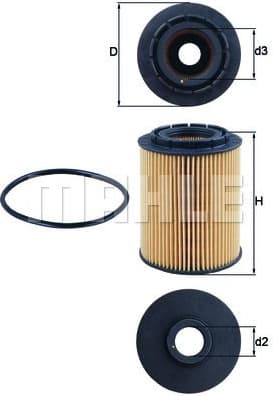 Filter oil OX160D