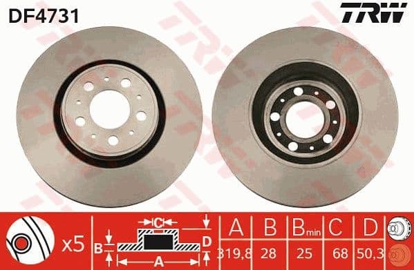 Brake Disc DF4731