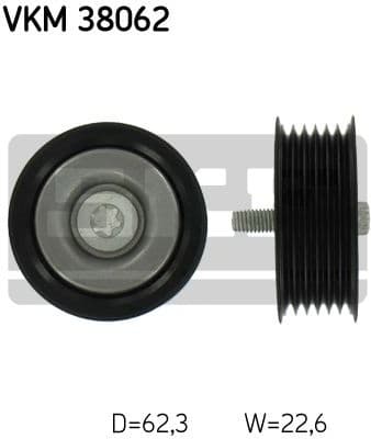 Tensioner belt VKM38062 - image 2