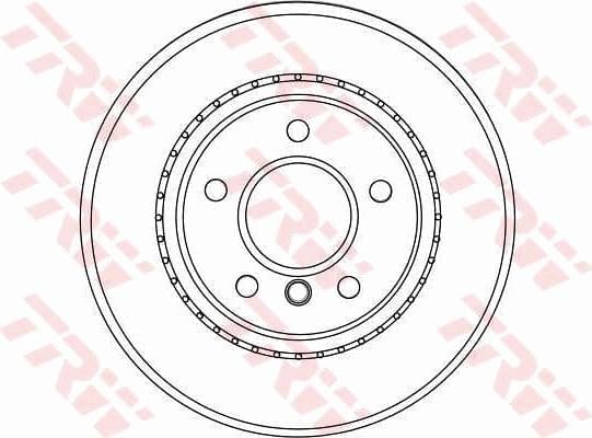 Brake discs kit rear, (2pcs), Top Quality DF4450 - image 3