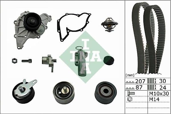 Water Pump & Timing Belt Kit 530053930