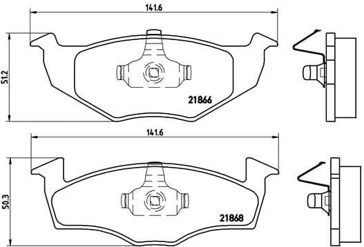 Brake Pad Set, disc brake PRIME LINE P85025 - image 3