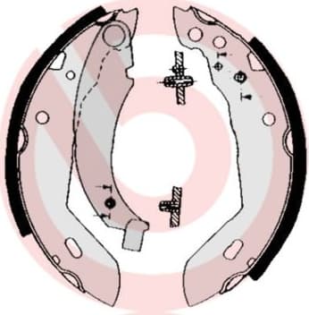 Brake Shoe Set ESSENTIAL LINE S68518 - image 3