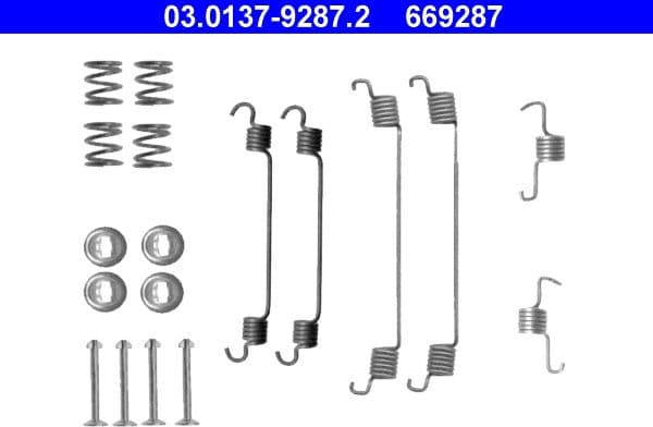 Accessory Kit, brake shoes 03.0137-9287.2 - image 3