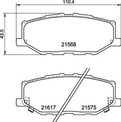 Brake Pad Set, disc brake PRIME LINE P79040 - image 2